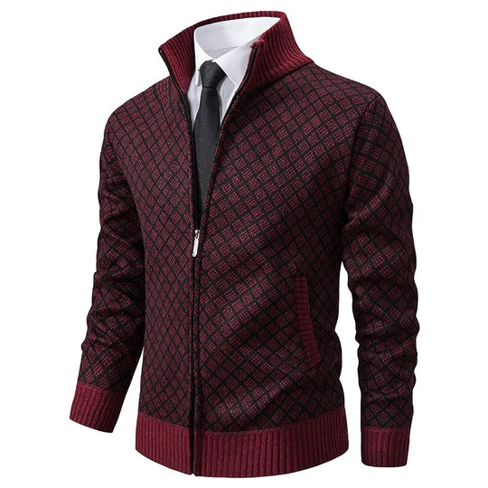 Ansbert | Gestrickter Rollkragenpullover für Herren