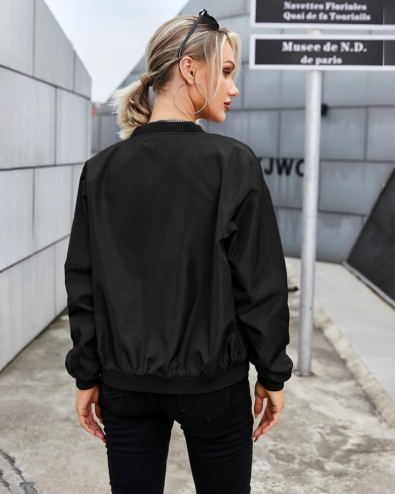 Anthea | Klassische Bomberjacke für Damen