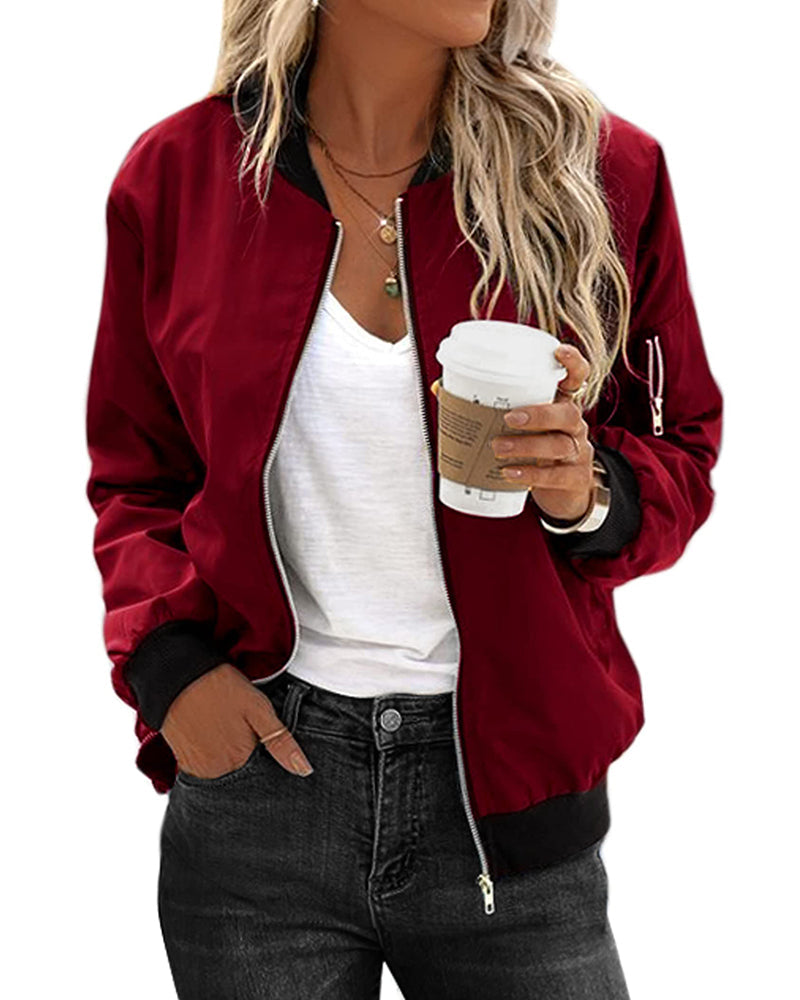 Anthea | Klassische Bomberjacke für Damen