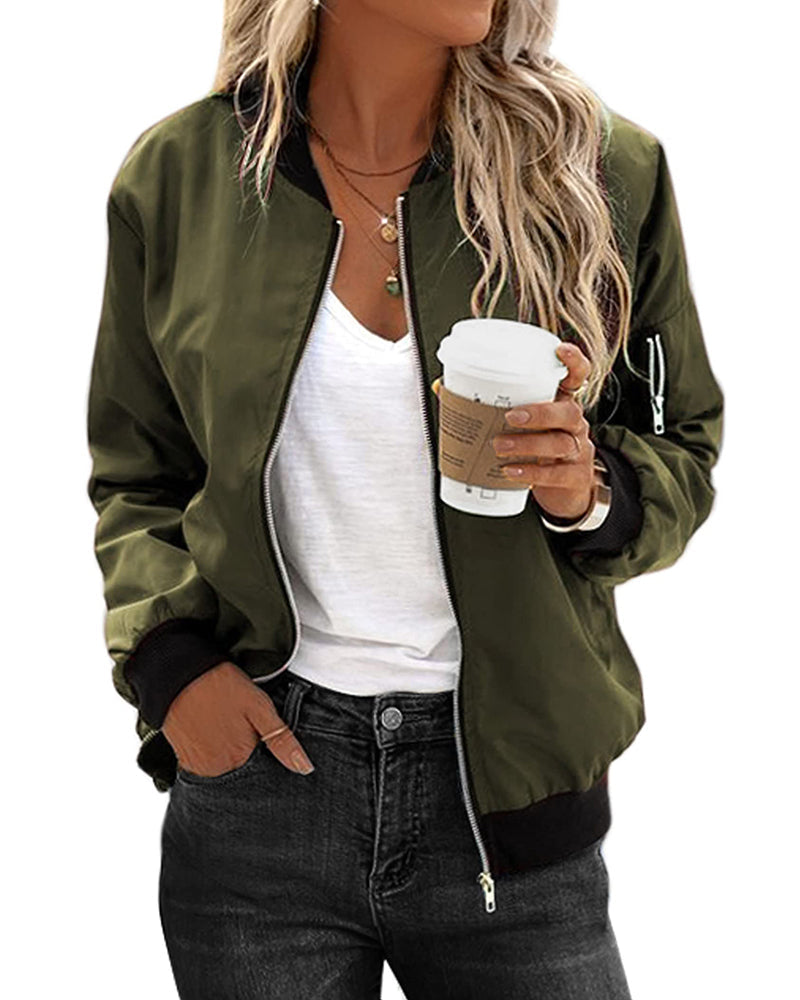 Anthea | Klassische Bomberjacke für Damen
