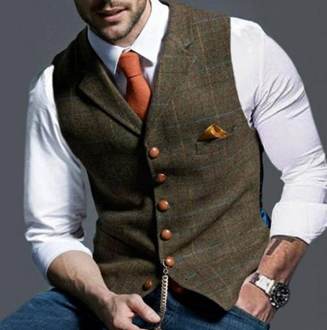 Anthilo | Retro-komfortable Weste für Herren