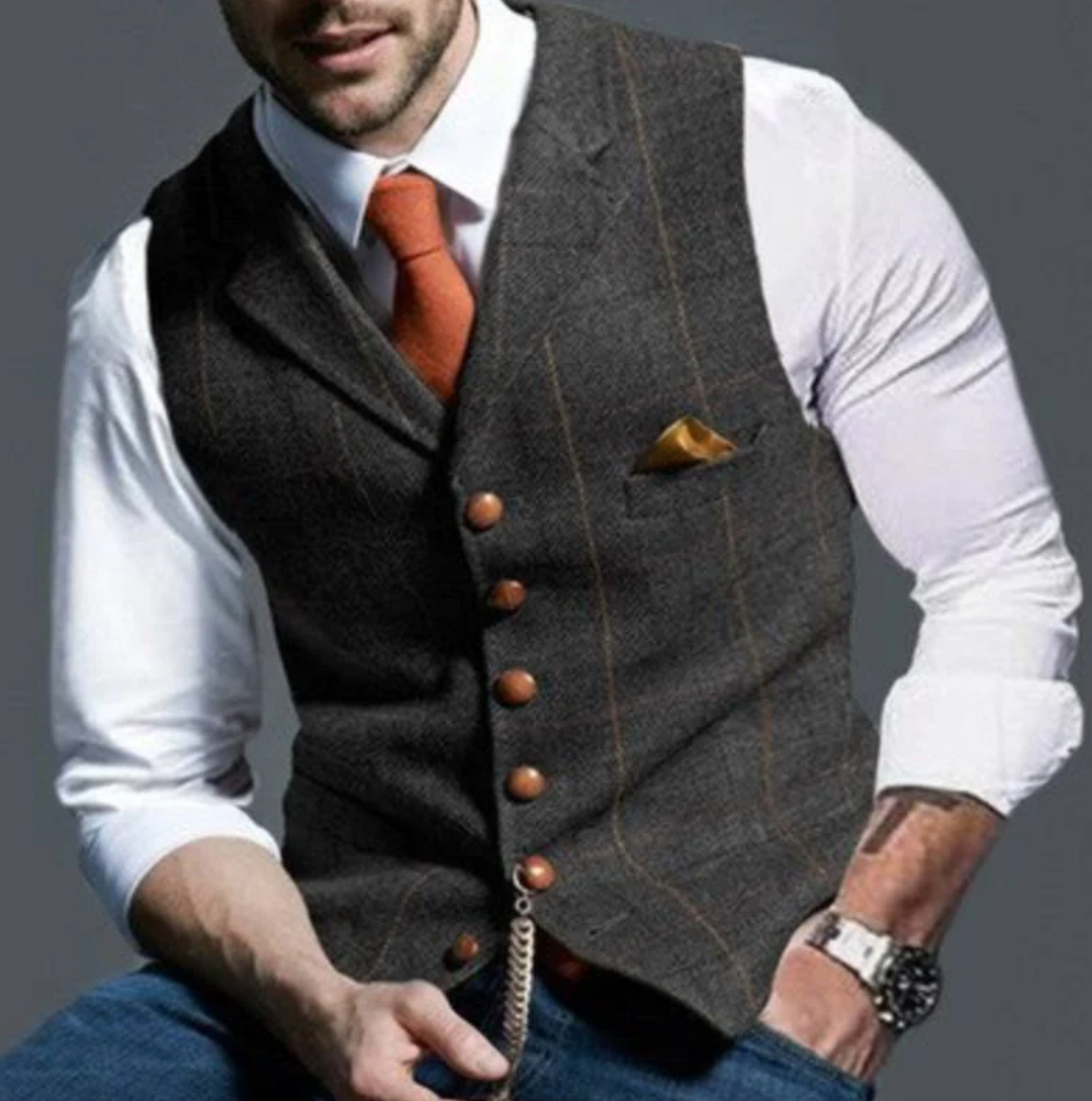 Anthilo | Retro-komfortable Weste für Herren