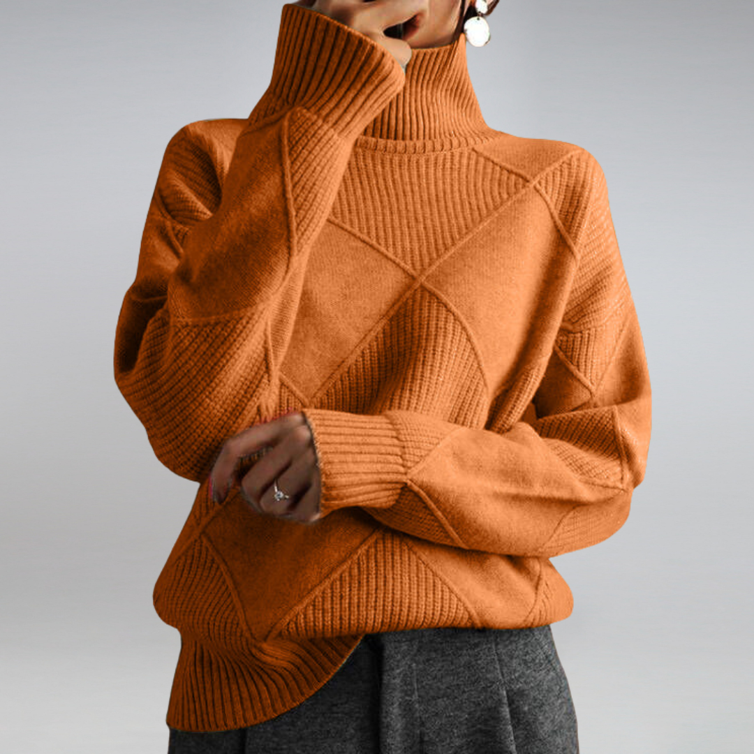 April | Eleganter Rollkragenpullover für Damen