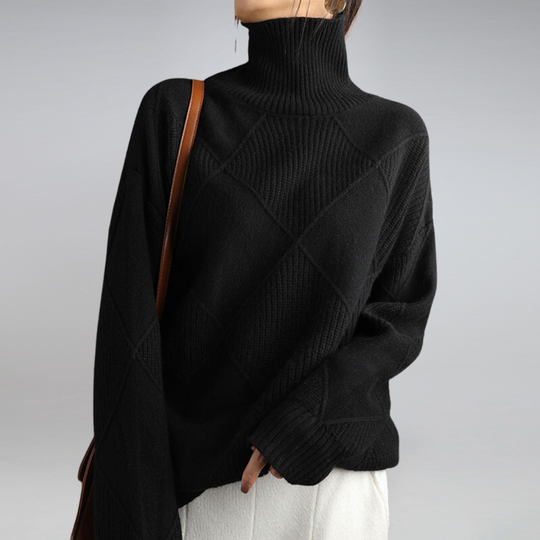 April | Eleganter Rollkragenpullover für Damen