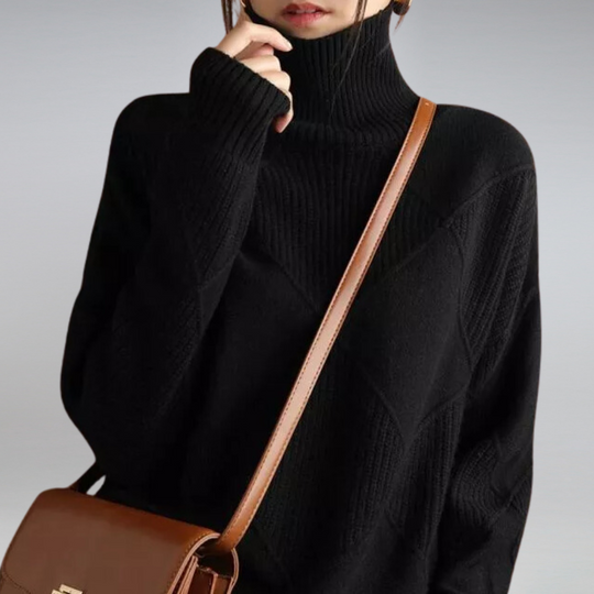April | Eleganter Rollkragenpullover für Damen
