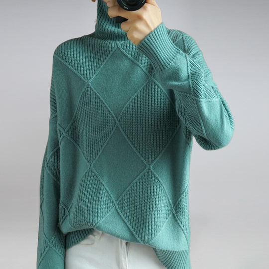 April | Eleganter Rollkragenpullover für Damen