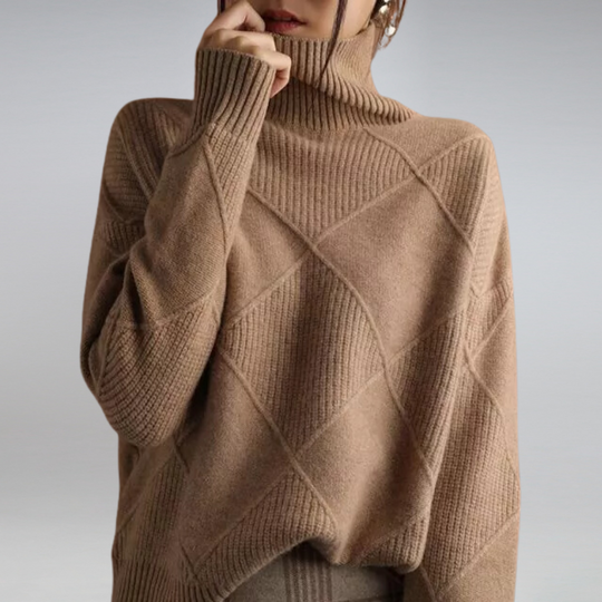 April | Eleganter Rollkragenpullover für Damen