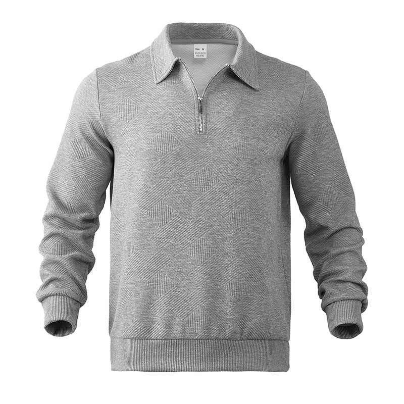 Arando | Moderner Zip-Polo-Pullover für Herren