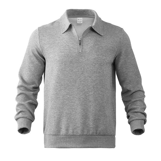 Arando | Moderner Zip-Polo-Pullover für Herren