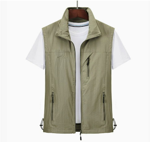 Ärmellose Jacke Winddicht für Herren