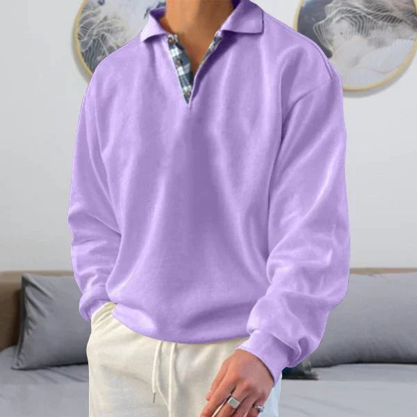 Arnald | Modernes Langarm-Poloshirt für Herren