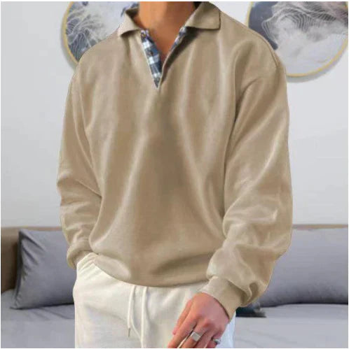 Arnald | Modernes Langarm-Poloshirt für Herren