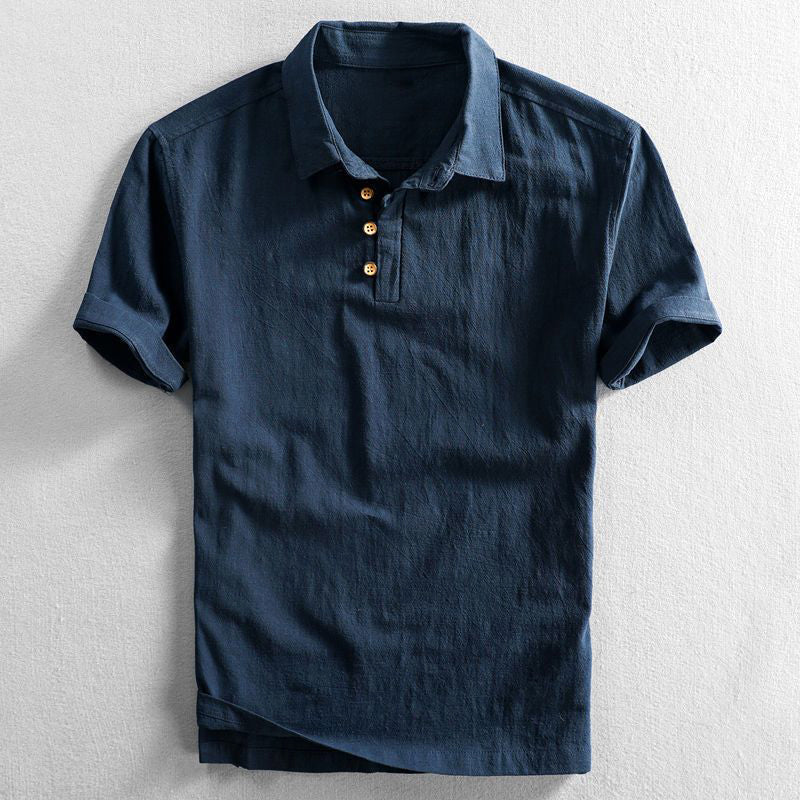 Arnhelm | Leichtes Leinen-Polo für Herren