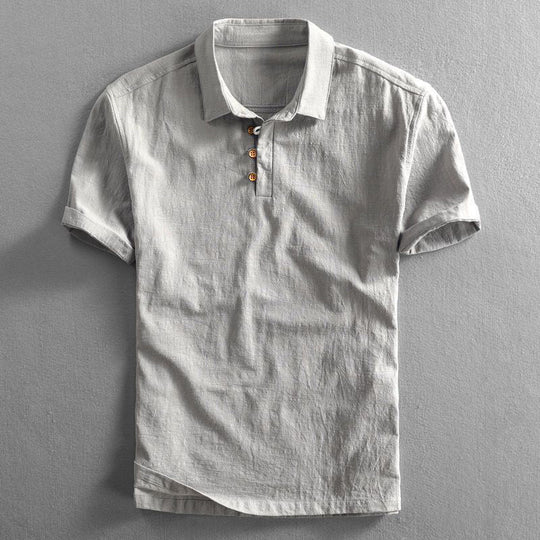 Arnhelm | Leichtes Leinen-Polo für Herren