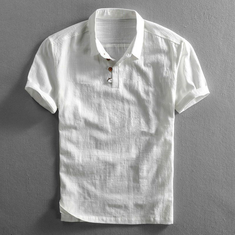Arnhelm | Leichtes Leinen-Polo für Herren