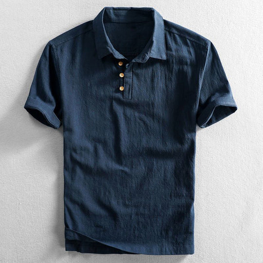 Arnhelm | Leichtes Leinen-Polo für Herren