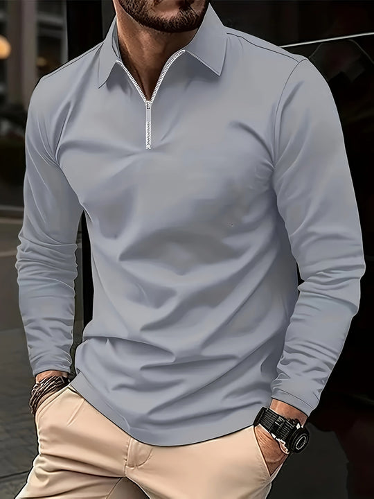 Aswald | Funktionales Zip-Hemd für Herren