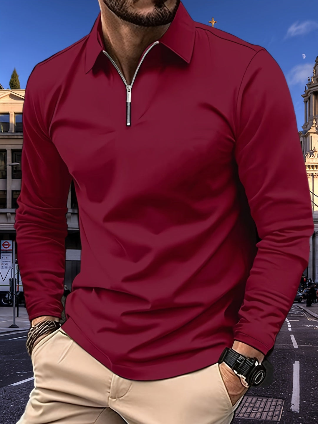 Aswald | Funktionales Zip-Hemd für Herren