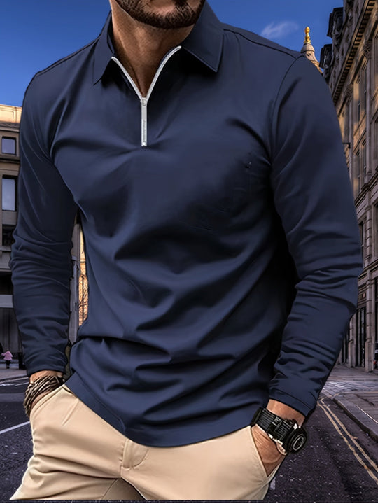 Aswald | Funktionales Zip-Hemd für Herren
