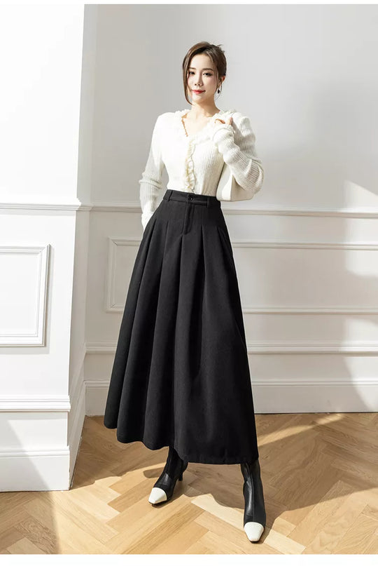 Athene | Eleganter Faltenrock für Damen