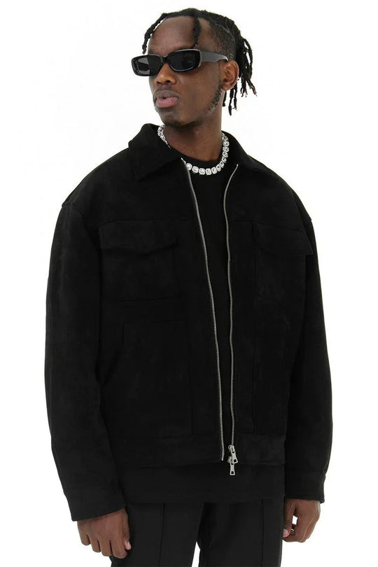 Athenius | Klassische PU-Lederjacke für Herren