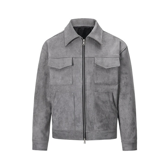Athenius | Klassische PU-Lederjacke für Herren