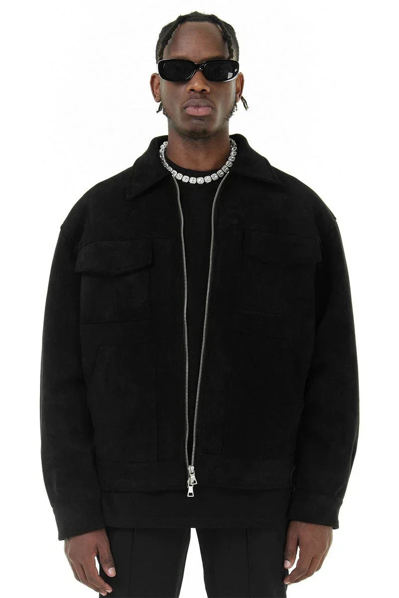 Athenius | Klassische PU-Lederjacke für Herren