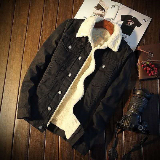 Atilla | Warm gefütterte Denim-Jacke für Herren