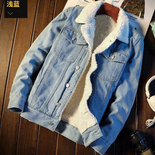 Atilla | Warm gefütterte Denim-Jacke für Herren