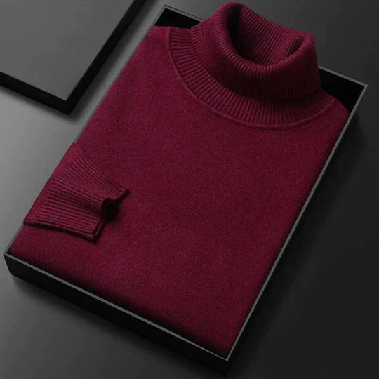 Aubert | Weicher Strick-Turtleneck für Herren