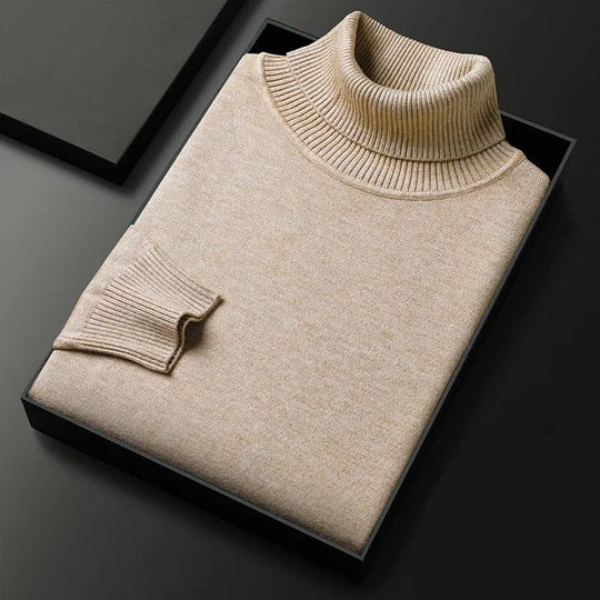 Aubert | Weicher Strick-Turtleneck für Herren