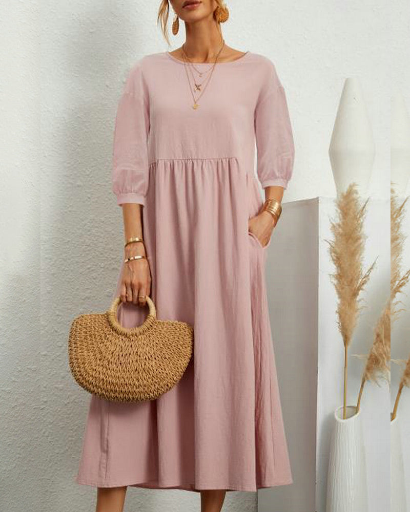 Auguste | Fließendes Langkleid für Damen