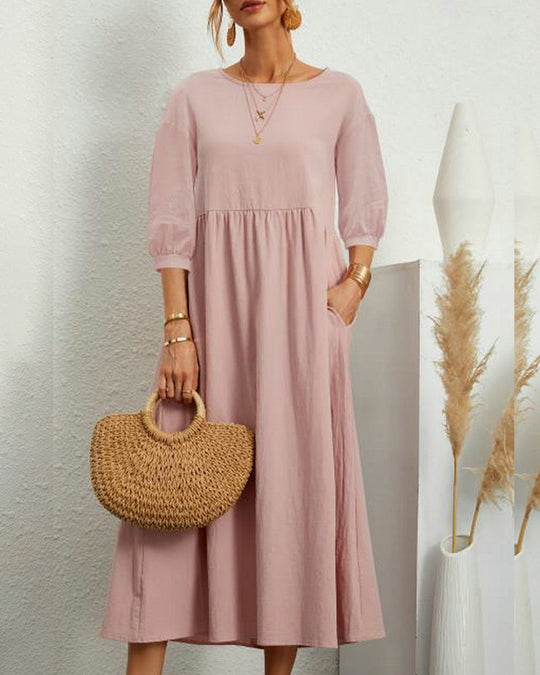 Auguste | Fließendes Langkleid für Damen