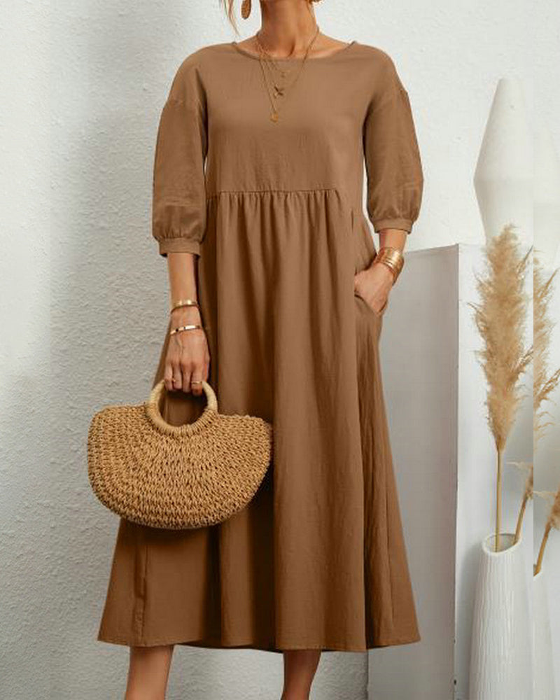 Auguste | Fließendes Langkleid für Damen