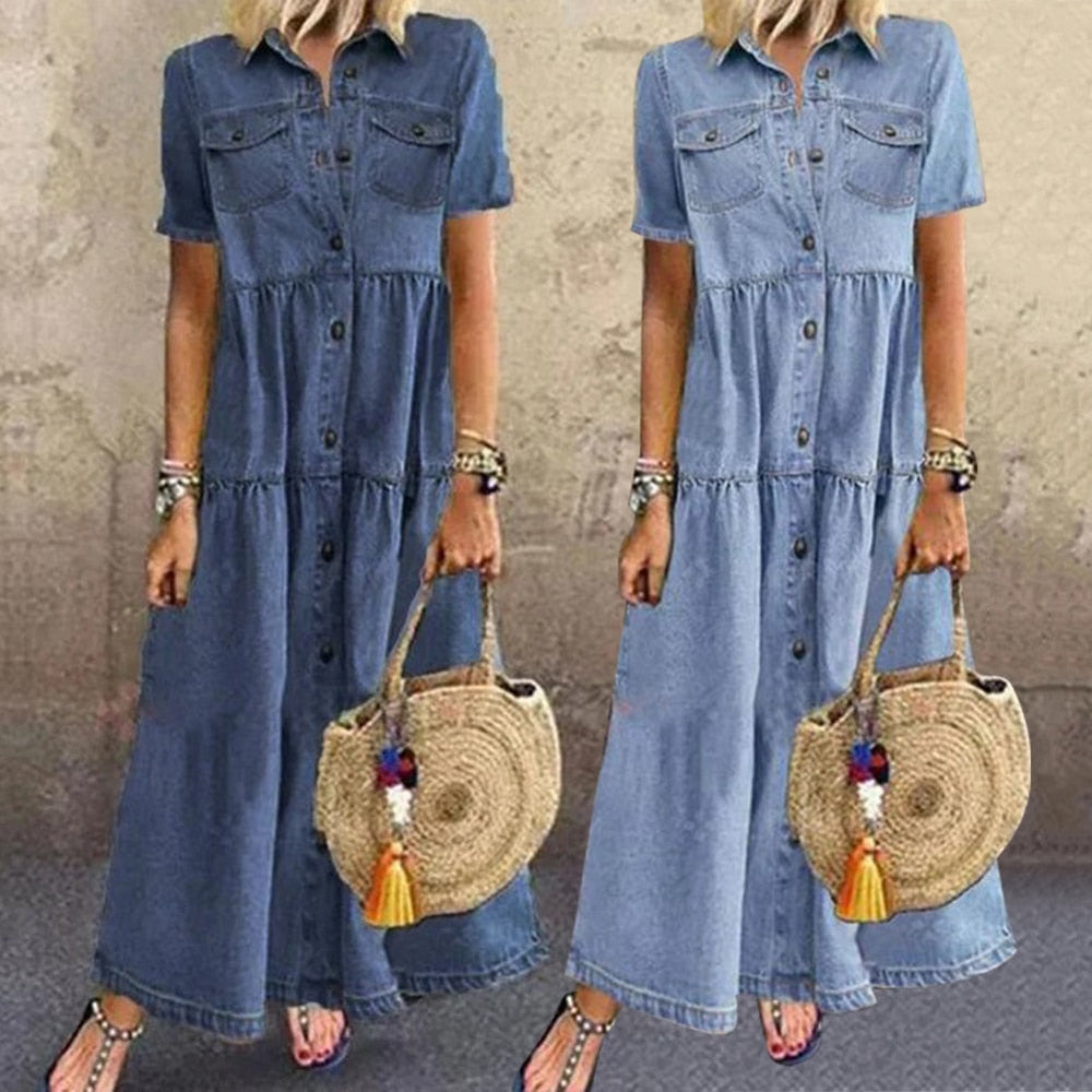 Aurora | Lässiges Jeanskleid für Damen