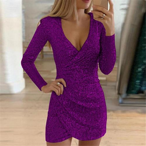 Aviona | Schimmerndes Wickelkleid für Damen