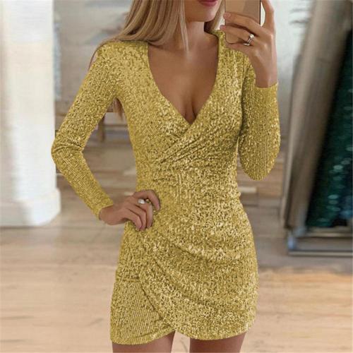 Aviona | Schimmerndes Wickelkleid für Damen