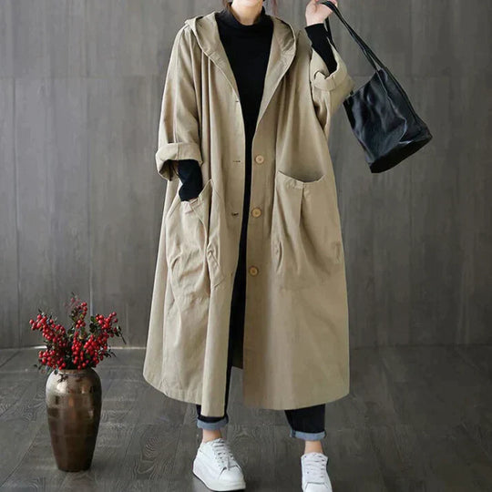 Babette | Winddichter Oversized Trenchcoat für Damen