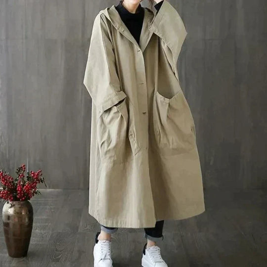 Babette | Winddichter Oversized Trenchcoat für Damen