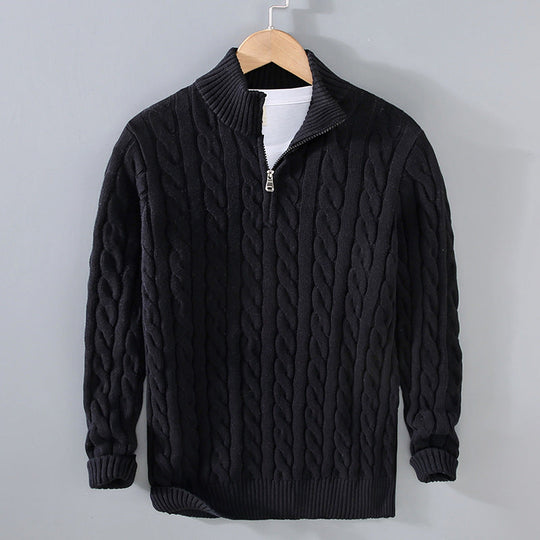 Babylonia | Kuscheliger Herbst-Zip-Pullover für Herren