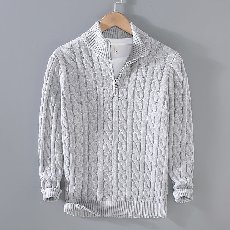 Babylonia | Kuscheliger Herbst-Zip-Pullover für Herren