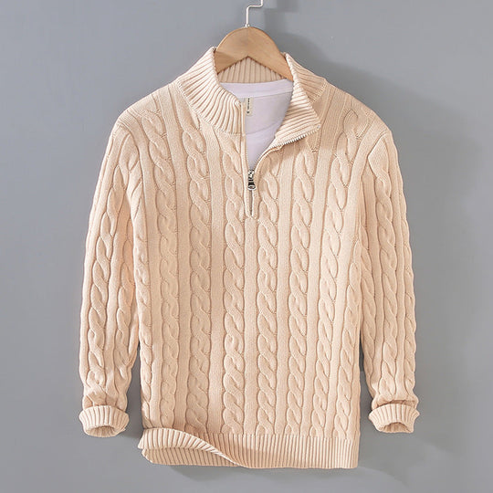 Babylonia | Kuscheliger Herbst-Zip-Pullover für Herren