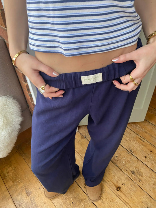Baggy Freizeithose mit Elastischem Bund für Damen