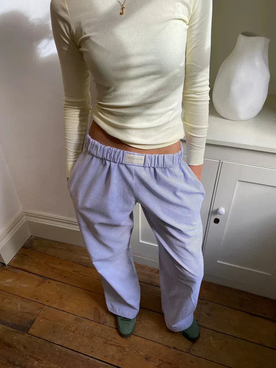Baggy Freizeithose mit Elastischem Bund für Damen