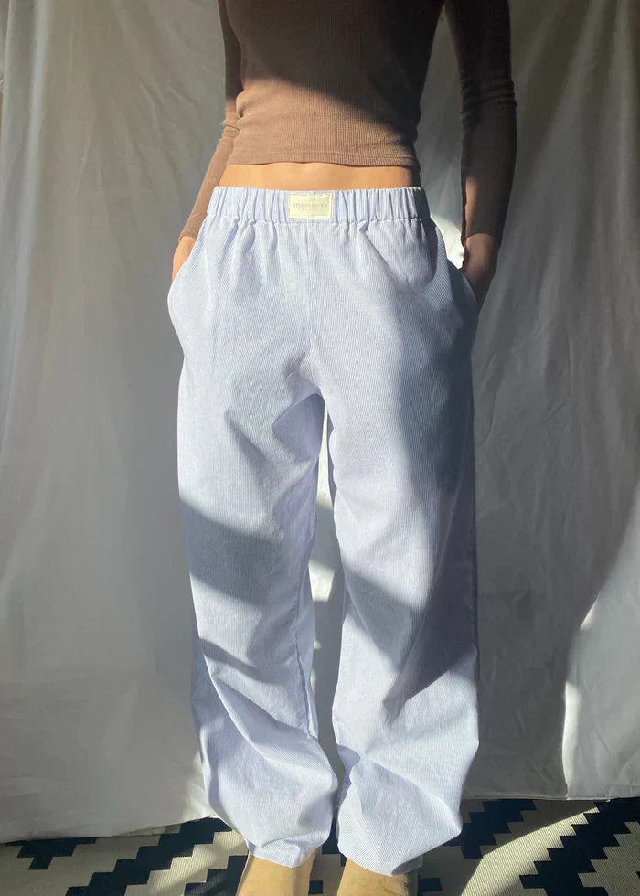 Baggy Freizeithose mit Elastischem Bund für Damen
