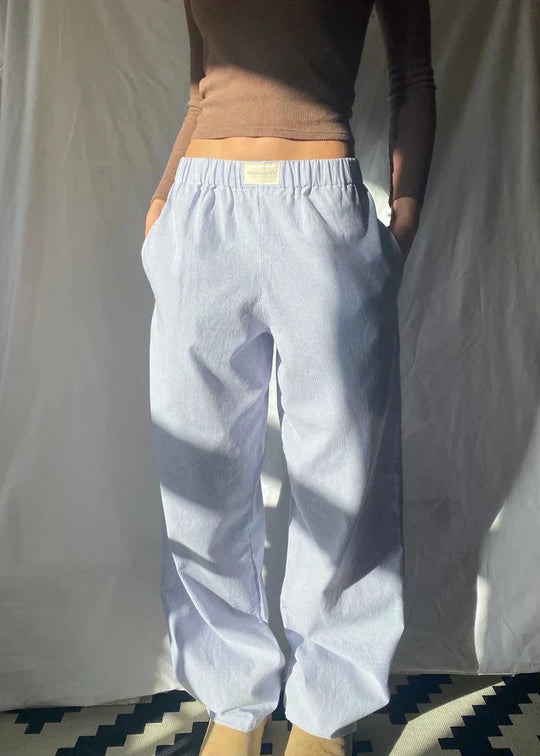 Baggy Freizeithose mit Elastischem Bund für Damen