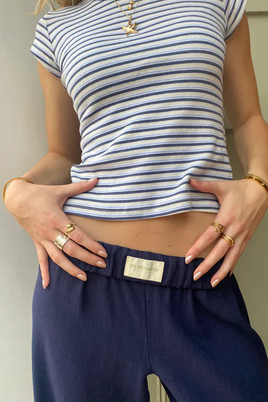Baggy Freizeithose mit Elastischem Bund für Damen