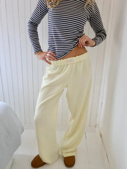 Baggy Freizeithose mit Elastischem Bund für Damen
