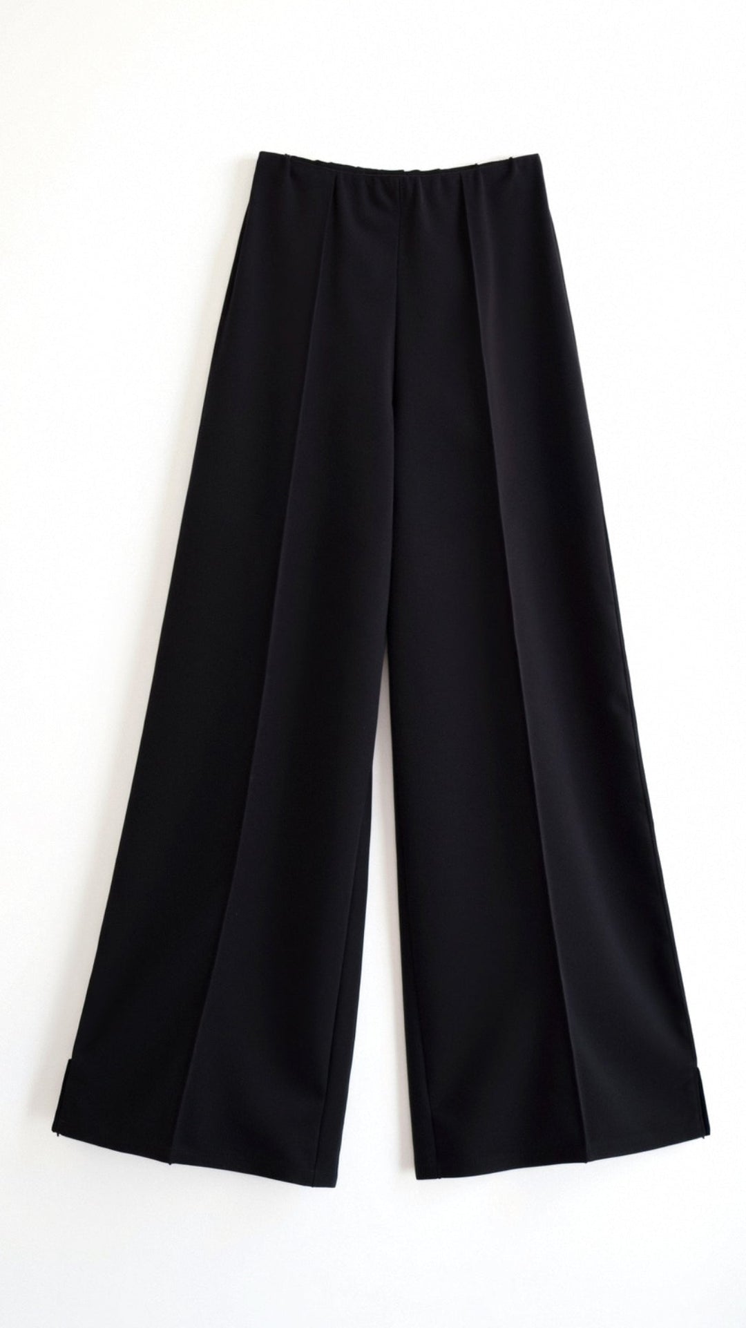 Baggy Hose mit Mittelhohem Bund für Damen
