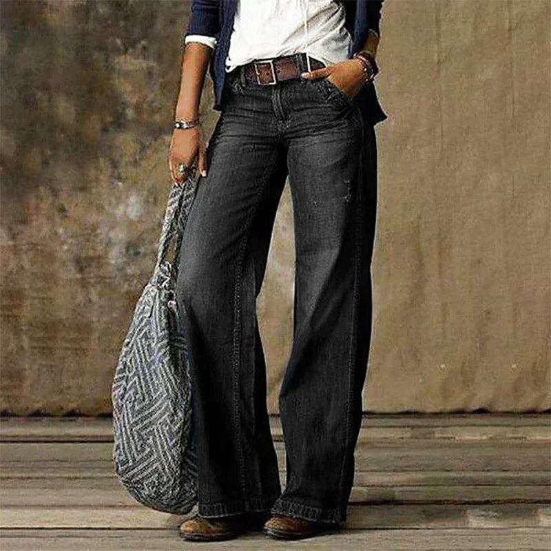 Baggy Hosen im Retro-Stil für Damen